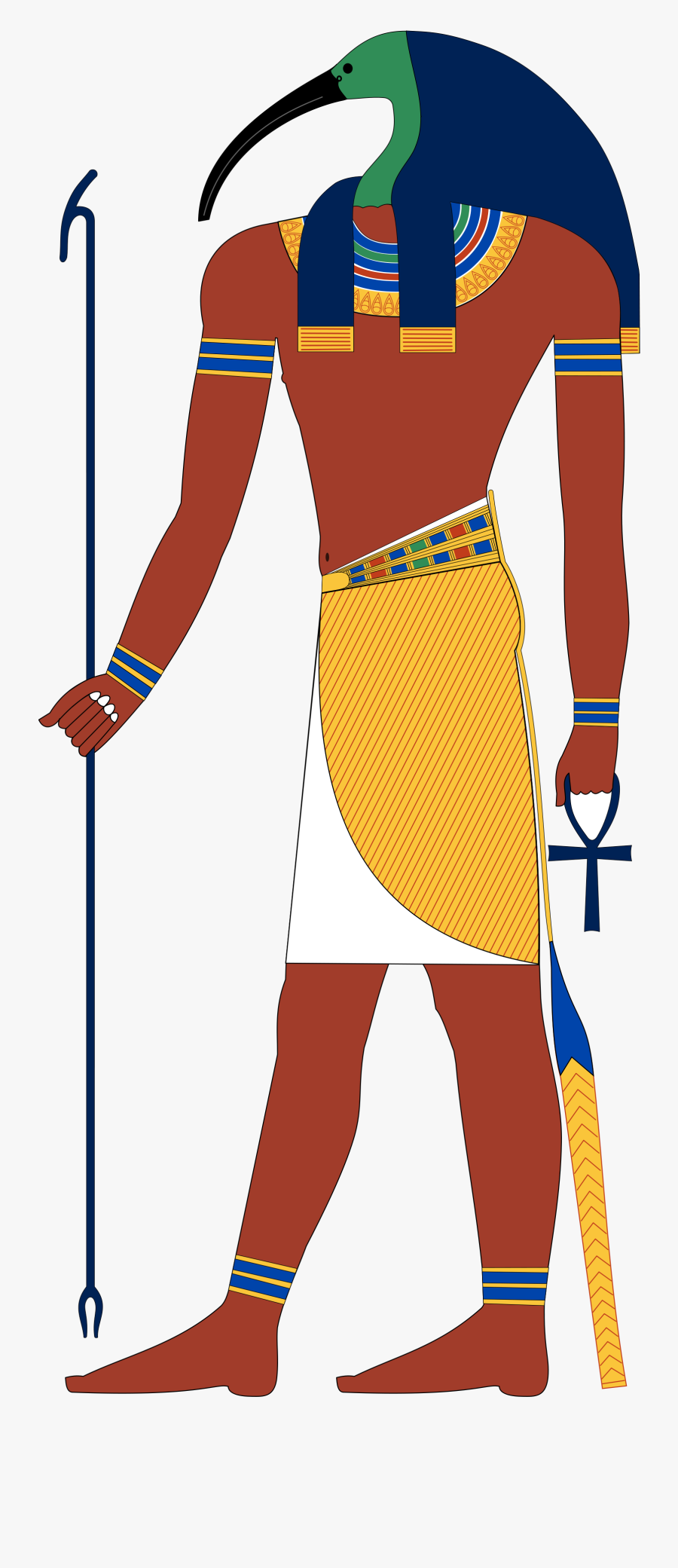 Thoth Egyptian God, Transparent Clipart