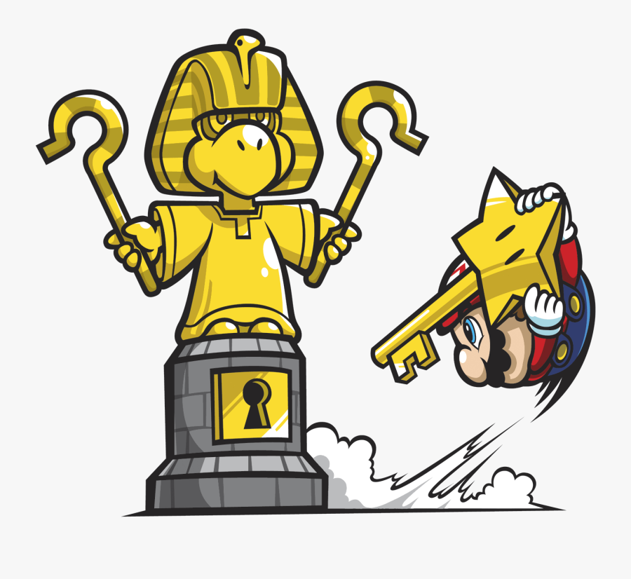 King Tut Mario, Transparent Clipart