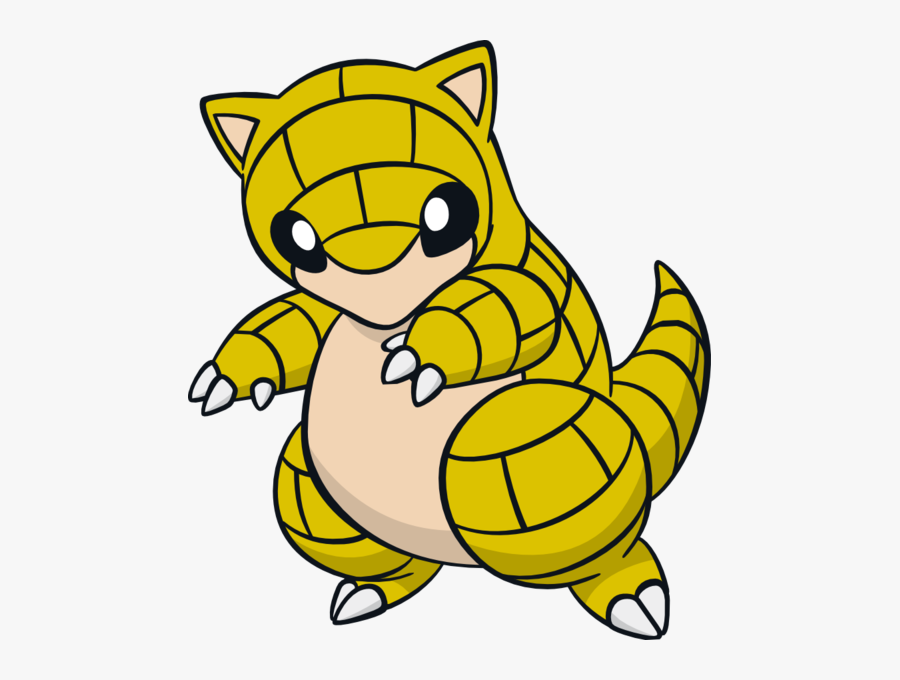 Pokemon Sandshrew, Transparent Clipart