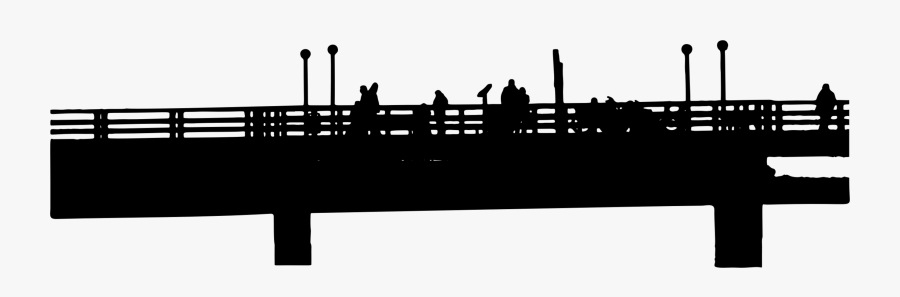 Pier Silhouette - Pier Png, Transparent Clipart