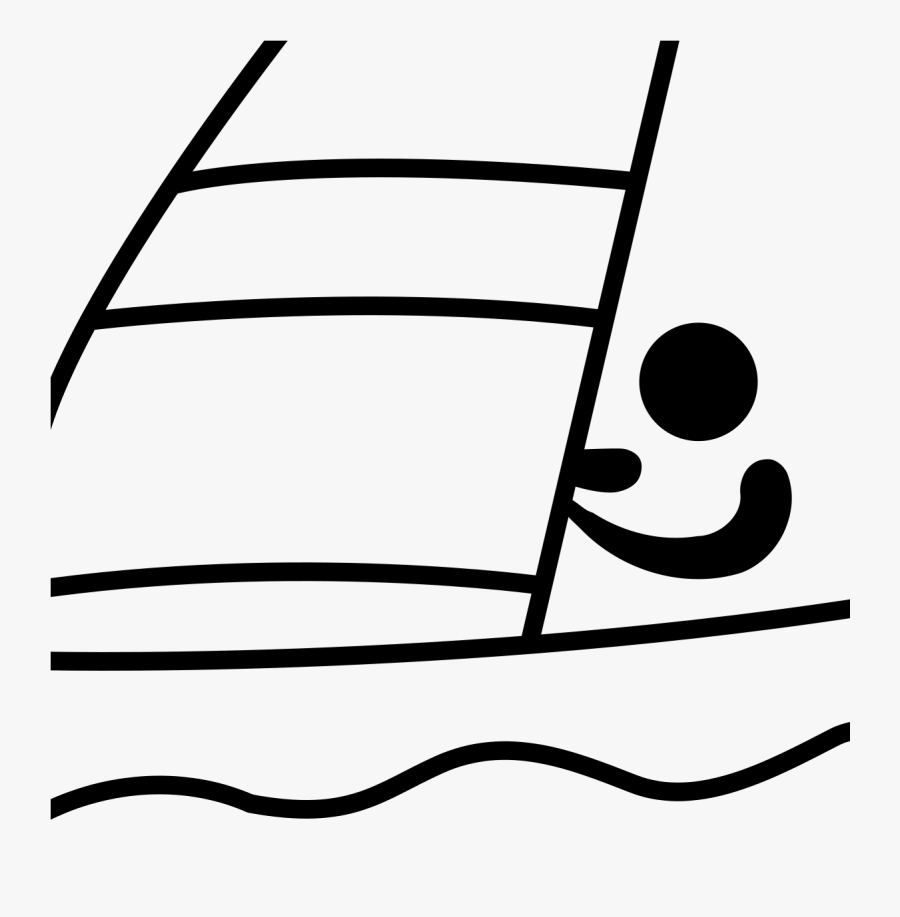 Sailing At The Summer - Sailing An Olympic Sport, Transparent Clipart