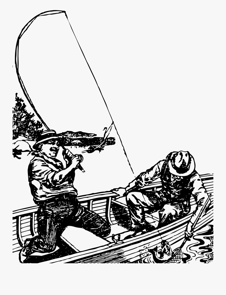 Pier Drawing Fishing Transparent Png Clipart Free Download - Two Men Fishing Drawing, Transparent Clipart