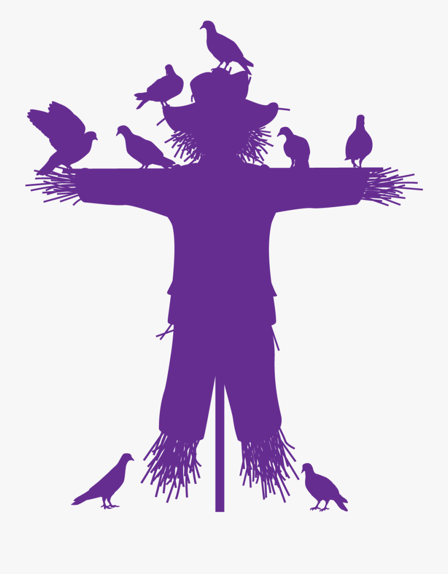 Scarecrow Silhouette Png, Transparent Clipart