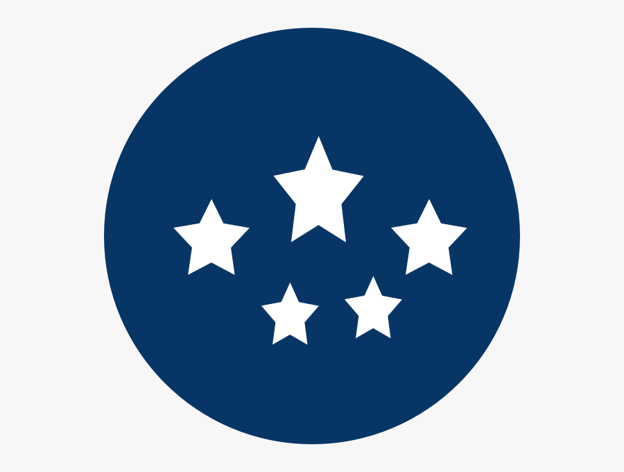 Dark Blue Stars Svg Clip Arts - Memorial Day Themed Ideas, Transparent Clipart