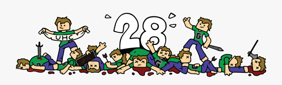 Crowd Clipart Running Away, Transparent Clipart