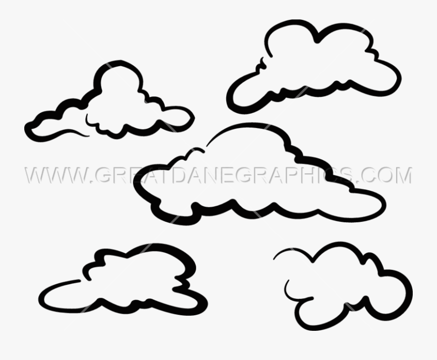 Transparent White Cloud Clipart Png - Transparent Background Cloud Drawing Png, Transparent Clipart