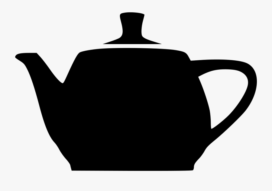 Utah Teapot Kettle Silhouette - Imagens De Bule De Chá Para Imprimir, Transparent Clipart