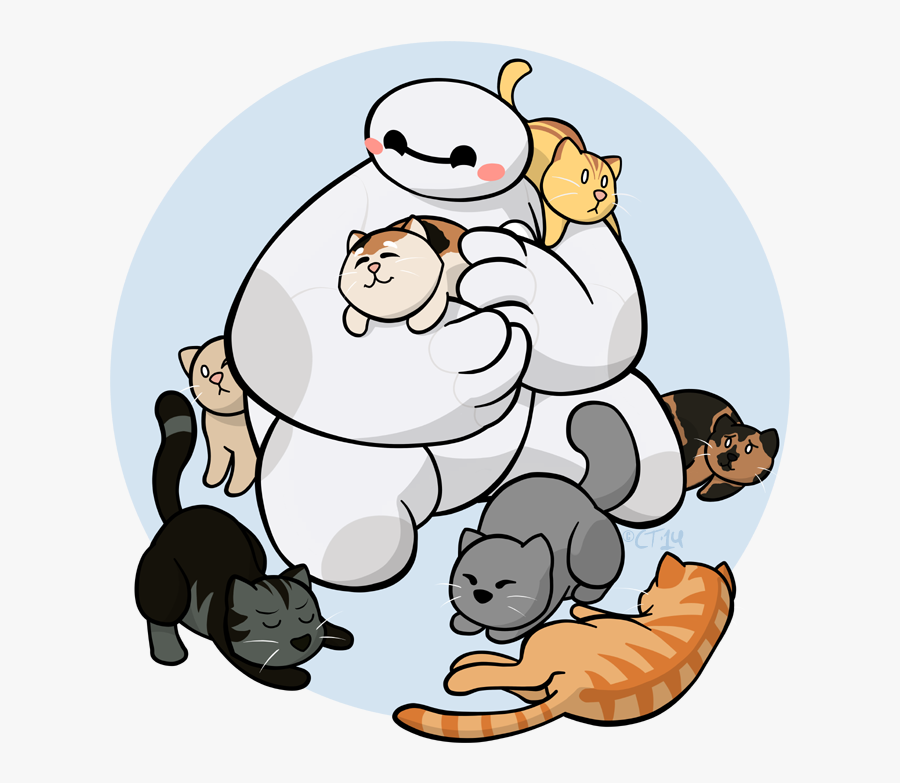 44 Images About Big Hero 6 On We Heart It - Baymax Cat, Transparent Clipart