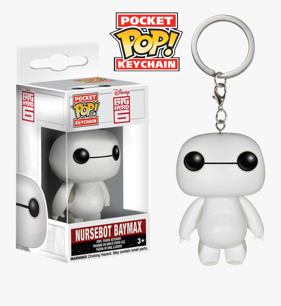 Baymax Funko Pop Keychain, Transparent Clipart
