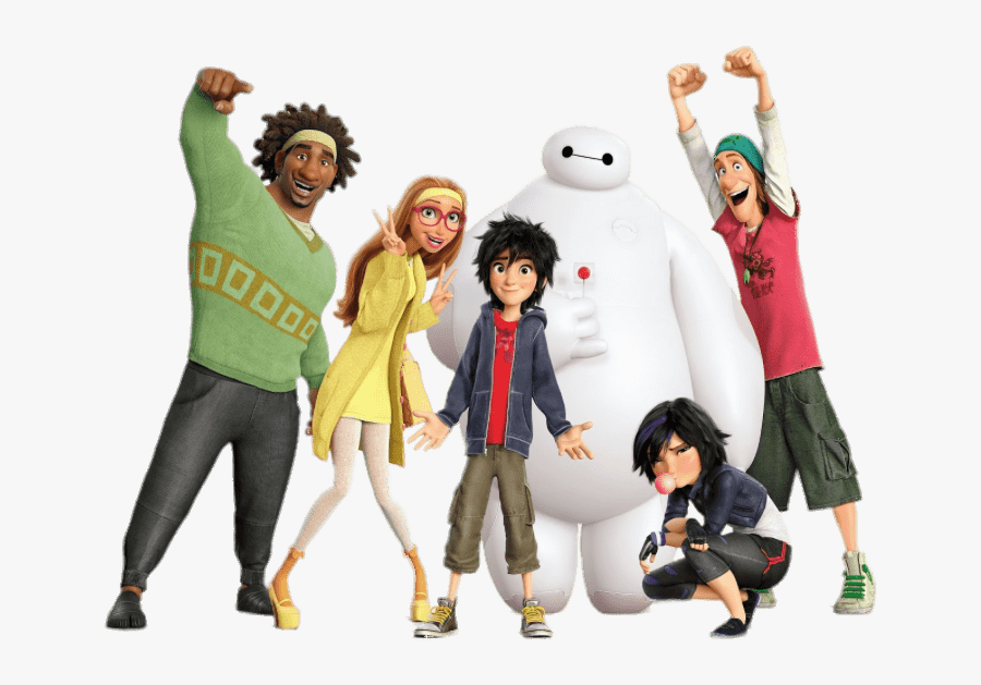 Big Hero 6 Characters - Big Hero 6 Png, Transparent Clipart