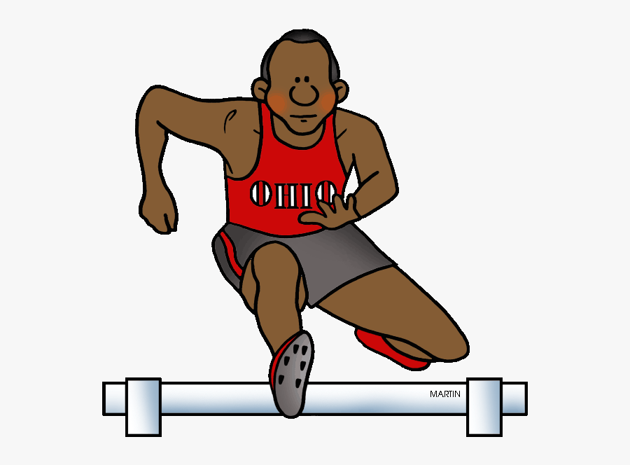 Sports Clip Art By - Cartoon Picture Jesse Owens, Transparent Clipart