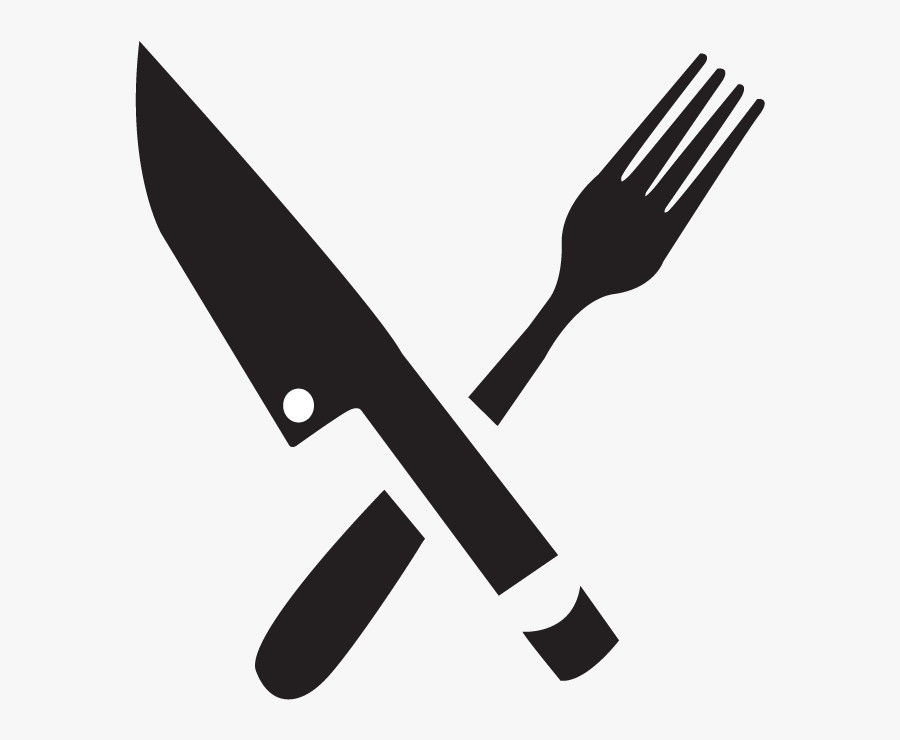 Knives Clipart Sandwich - Food White Logo Png, Transparent Clipart