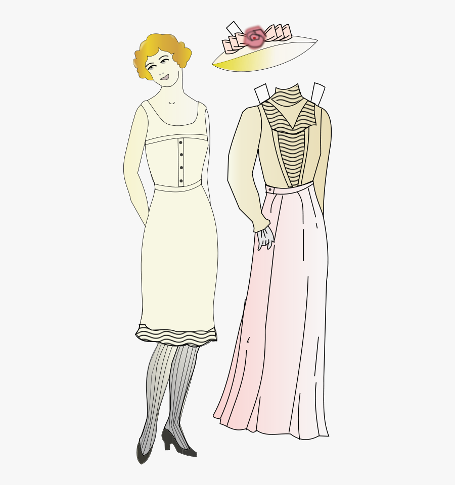 Paper Doll Svg Clip Arts Pattern , Free Transparent Clipart ClipartKey