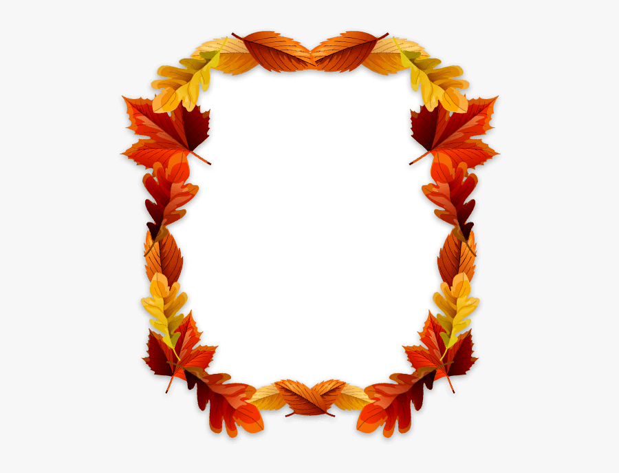 Autumn Leaves Wreath, Transparent Clipart