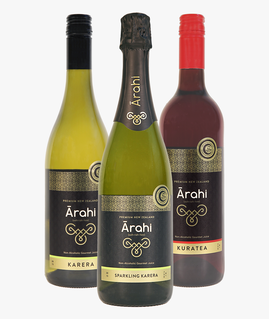 Clip Art Arahi Premium Non Alcoholic - Non Alcoholic Drinks Bottle, Transparent Clipart