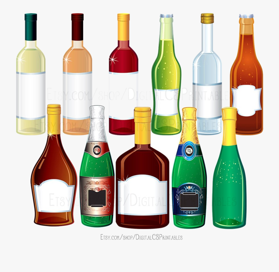 Alcohol Il Fullxfull Has Version Clipart Transparent - Clip Art, Transparent Clipart