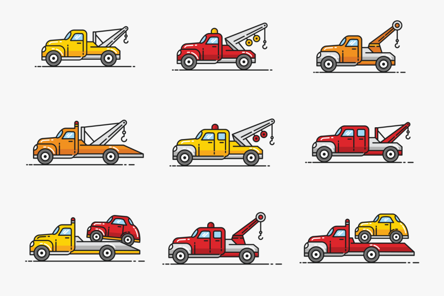 Towing Icons Vektor, Transparent Clipart