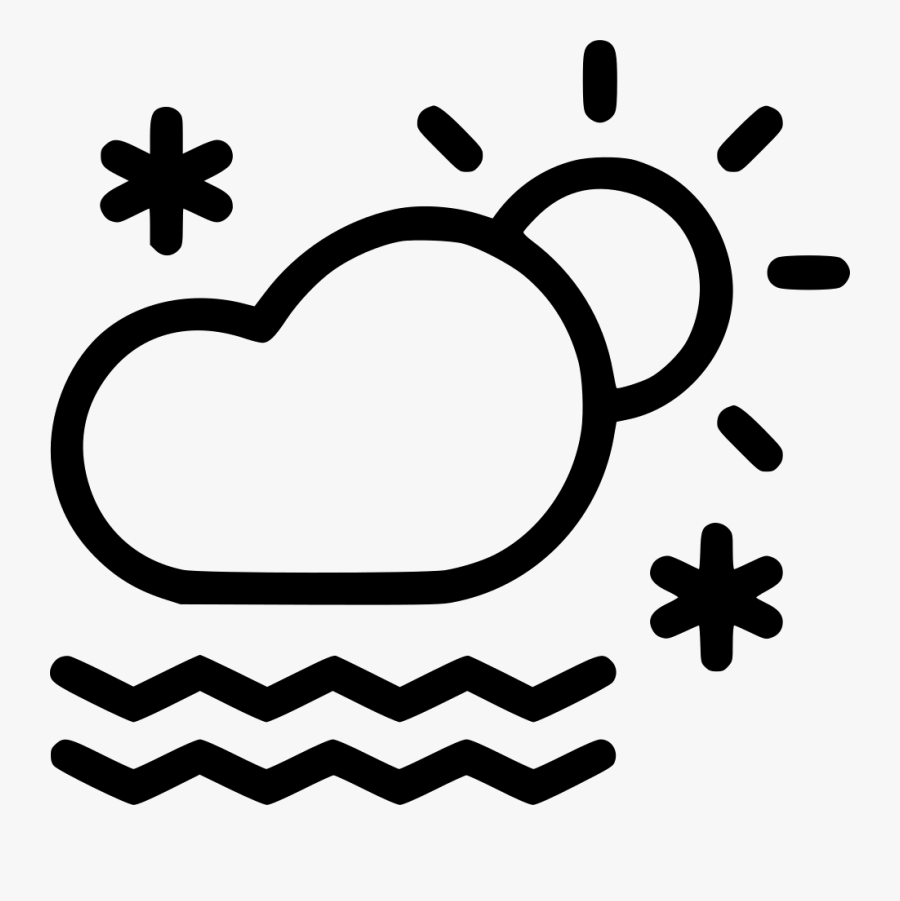 Mist Fog Frost Comments - Snow Weather Icon Png, Transparent Clipart