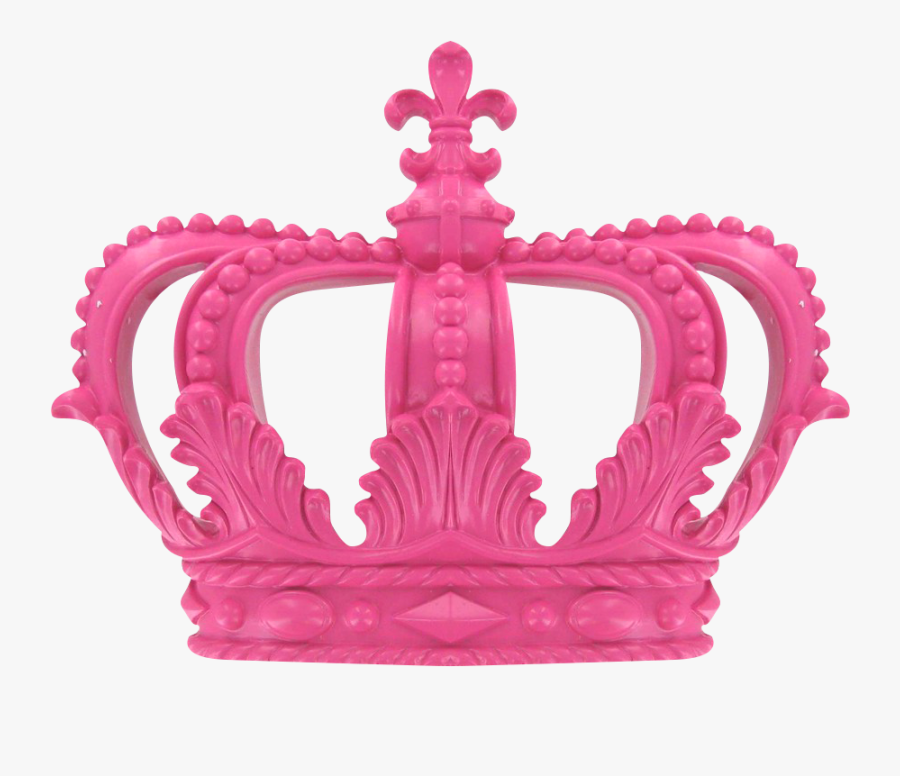 Crown Pink Wall Decal Interior Design Services - Pink Queen Crown Png, Transparent Clipart