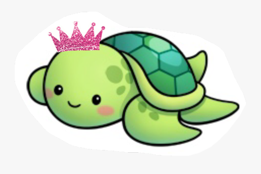 Transparent Seaturtle Clipart - Cute Sea Turtle Cartoon, Transparent Clipart