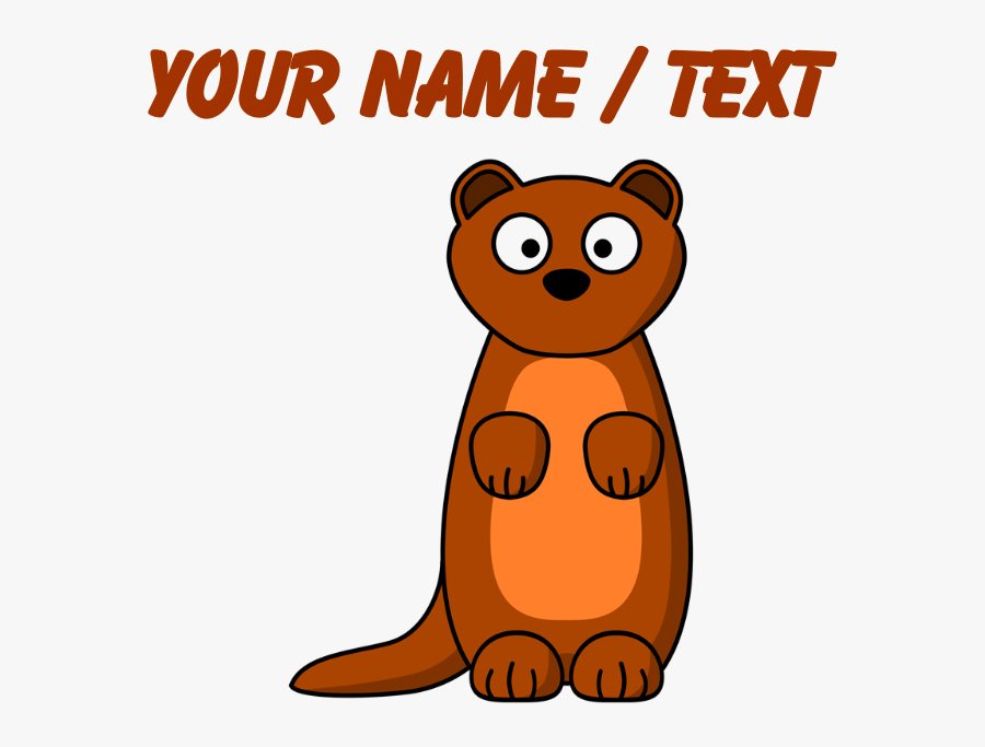 Custom Cartoon Weasel Drinking Glass - Cartoon, Transparent Clipart