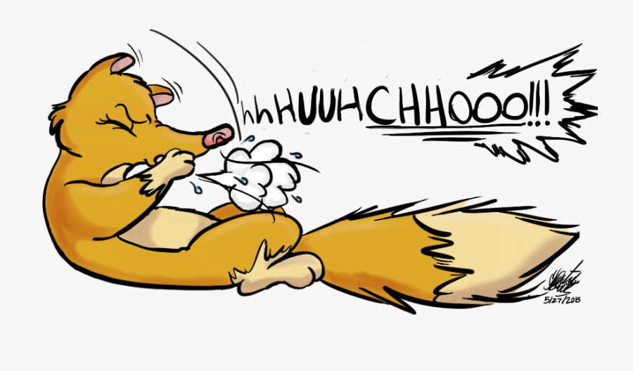 Doodle Sneezy Weasel, Transparent Clipart