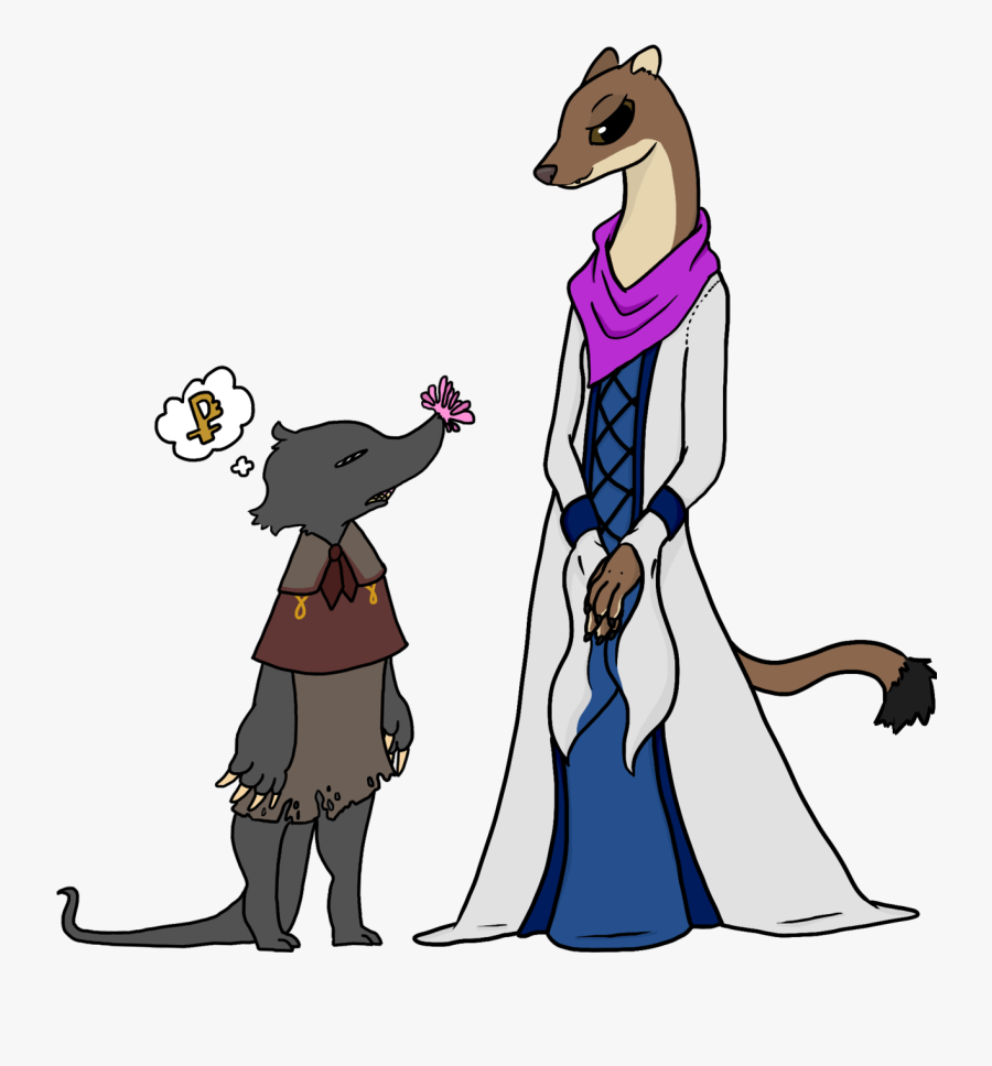 Transparent Weasel Png - Cartoon, Transparent Clipart