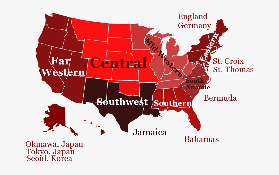 Right To Work States Map 2017, Transparent Clipart