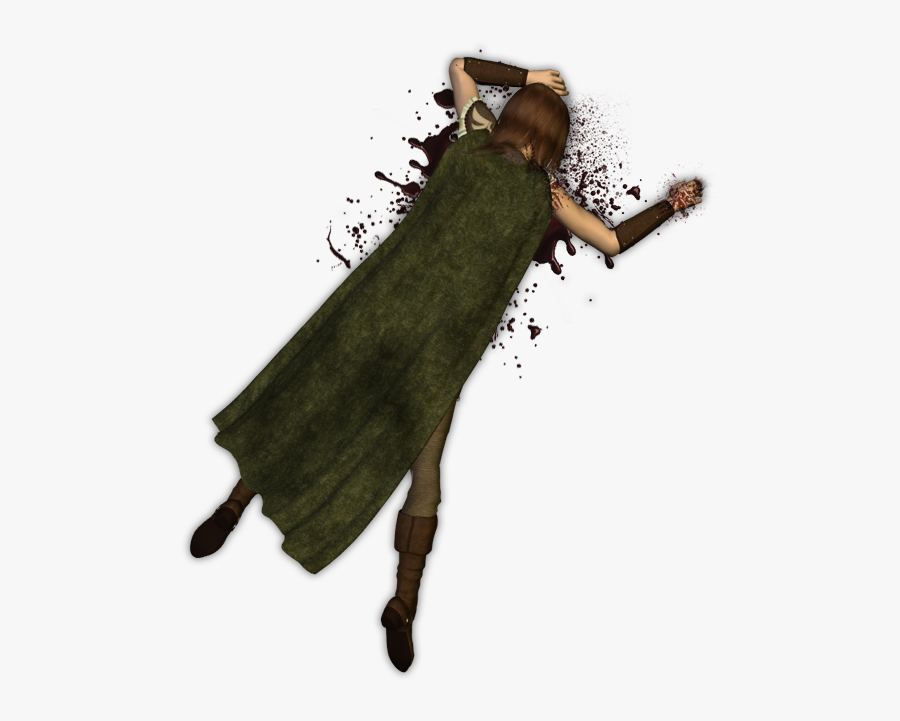 Transparent Dead Man Clipart - Dead Body No Background, Transparent Clipart