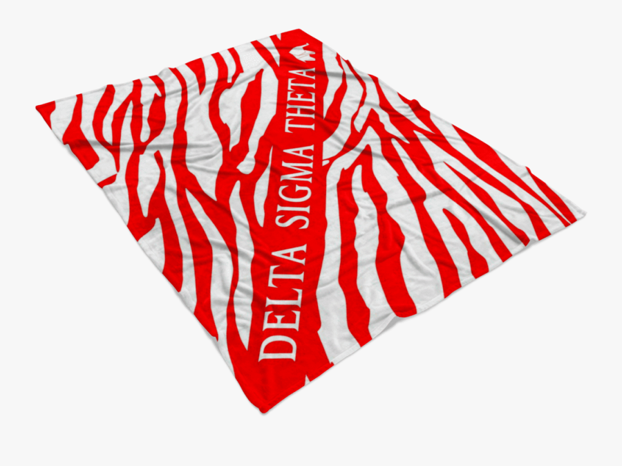Delta Sigma Theta Fleece Blanket - Illustration, Transparent Clipart