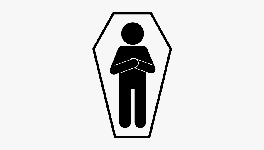 Coffin With Dead Body Clipart, Transparent Clipart