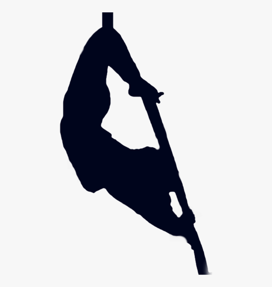 #silhueta #circo #tecidoacrobatico #circus - Silhouette, Transparent Clipart