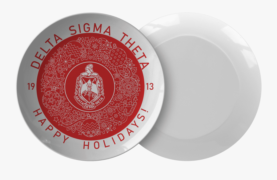 Delta Sigma Theta Christmas Plate , Png Download - Delta Sigma Theta, Transparent Clipart