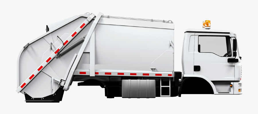 Powering The Clean Fleats Of The Future - Garbage Truck, Transparent Clipart