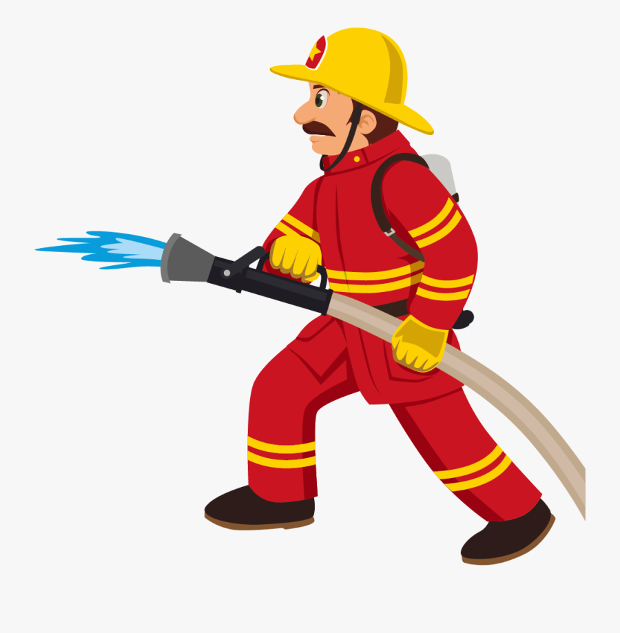 Fireman Drawing Free Download On Unixtitan - Clip Art Fire Man, Transparent Clipart