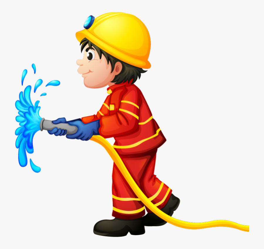 Hervé The Firefighter Stickers - Fireman Png Clipart, Transparent Clipart