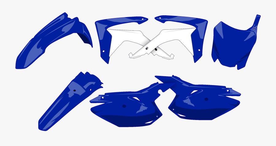 Complete Replacement Plastic Kit For Yamaha Yz85, Transparent Clipart