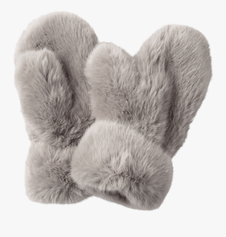 Faux Fur Mittens Oliver Bonas - Faux Fur Mittens, Transparent Clipart