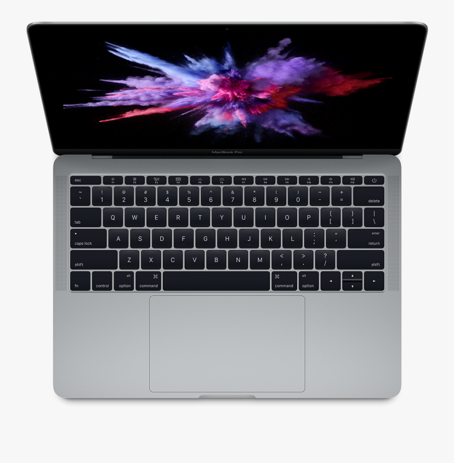 Transparent Macbook Clipart - Macbook Pro 2017 Space Grey, Transparent Clipart