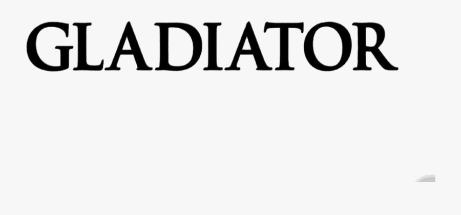 Gladiator Png Transparent Images - Black-and-white, Transparent Clipart