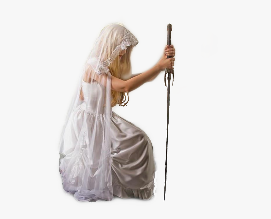 #girl #dress #white #princess #sword #angel #gladiator - Girl, Transparent Clipart