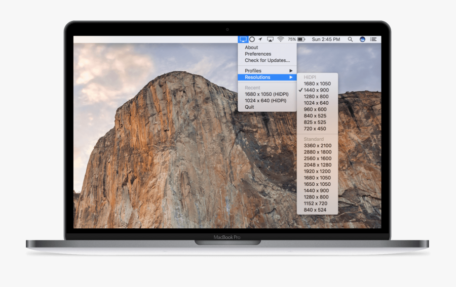Monitor Transparent Mac - Yosemite National Park, El Capitan, Transparent Clipart