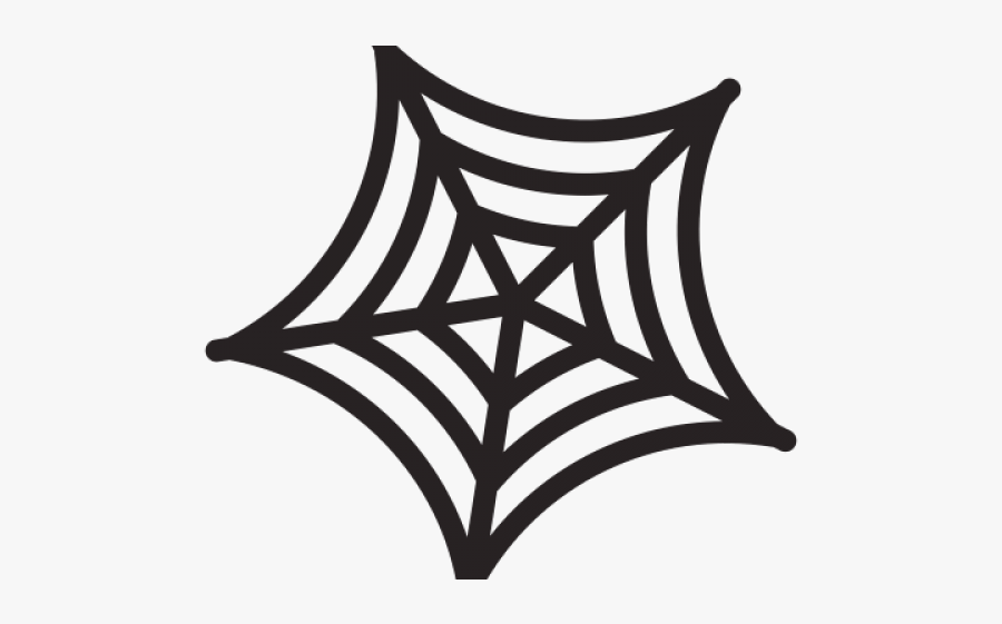 Spider Web Icon - Scary Spider For Halloween, Transparent Clipart