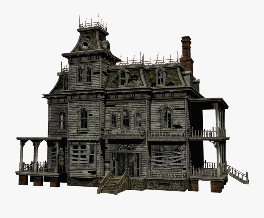 Haunted Png - Haunted Png - Scary Haunted House Png, Transparent Clipart