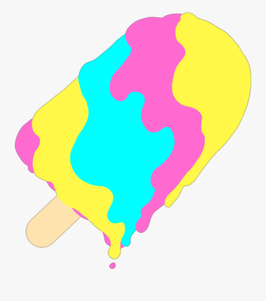 #ftestickers #scpopsicle #popsicle #melting #colorful, Transparent Clipart