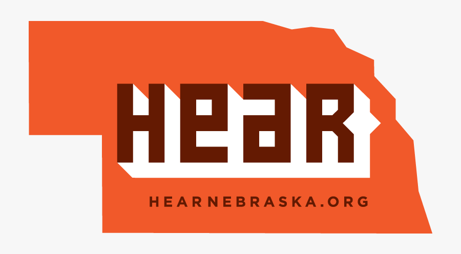 Lastly, Here Is Vector File - Hear Nebraska Logo, Transparent Clipart