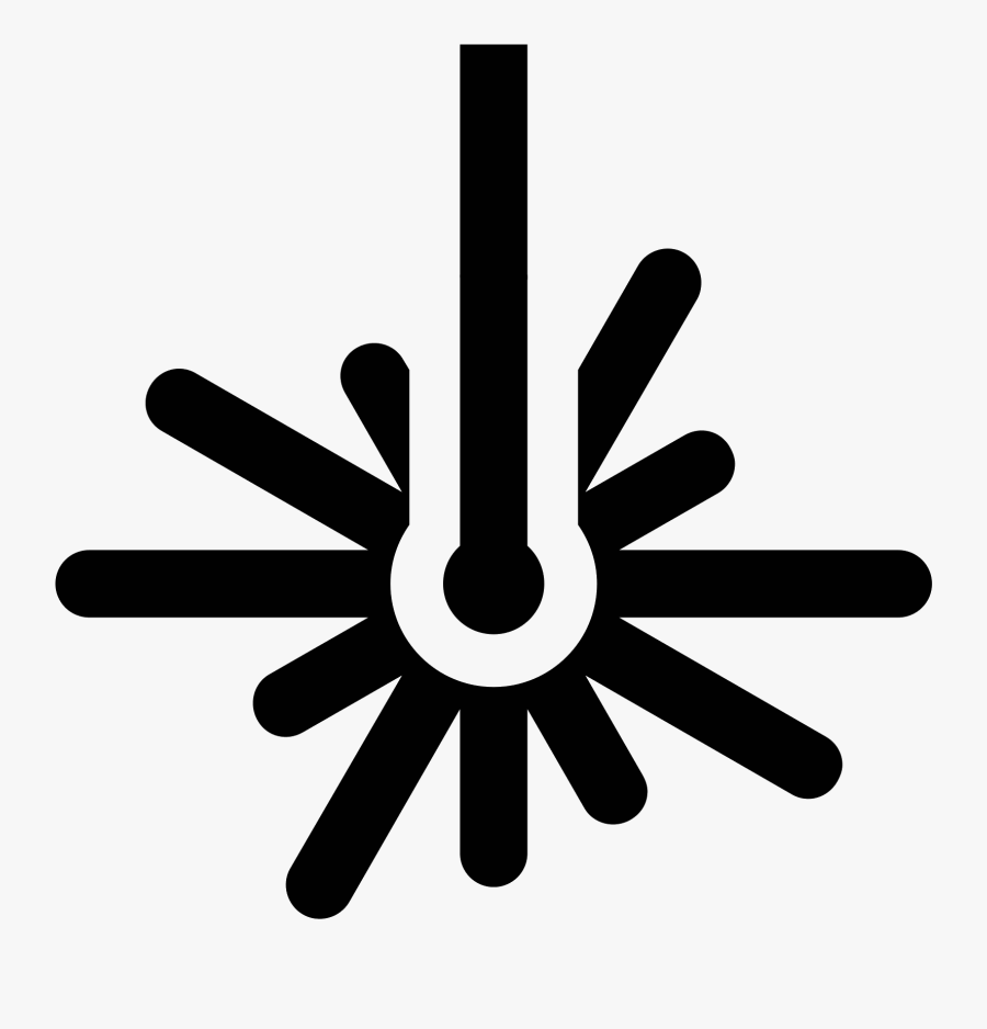 Lighthouse Clipart Searchlight Beam - Laser Icon Png, Transparent Clipart