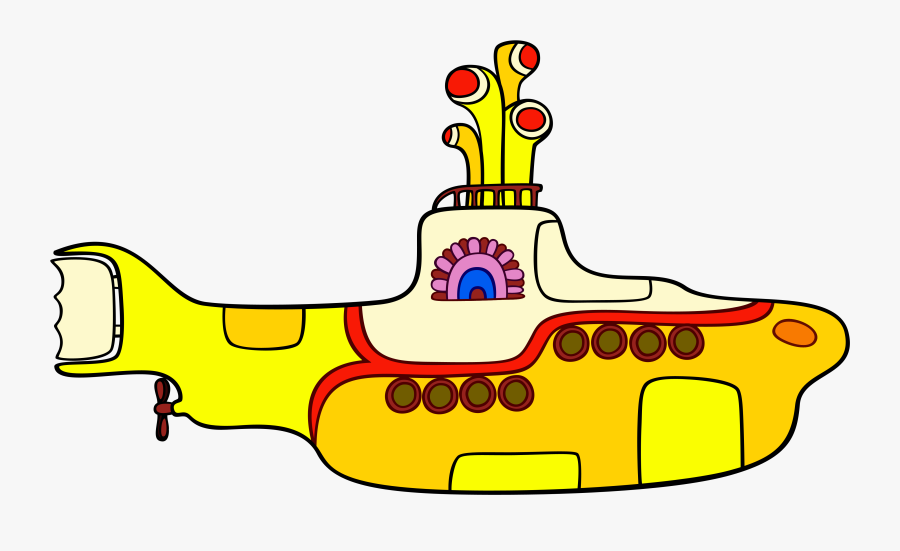 Yellow Submarine, Transparent Clipart