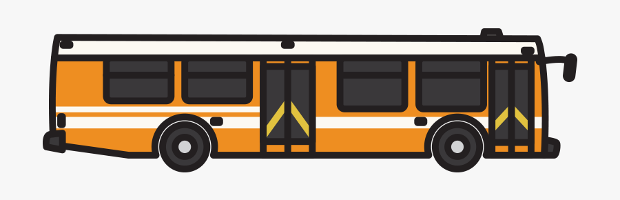 Airport Bus, Transparent Clipart