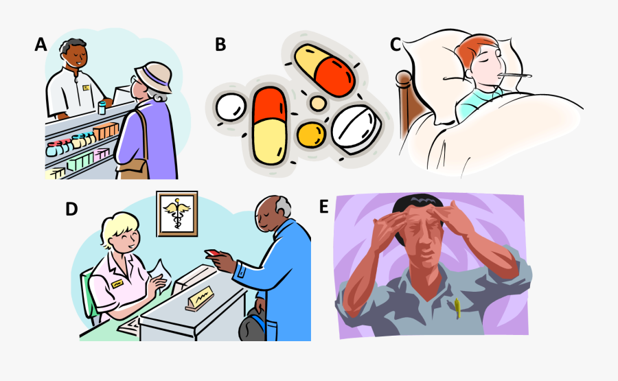 Esl Doctors Vocabulary Picture Descriptions - Doctors Esl, Transparent Clipart